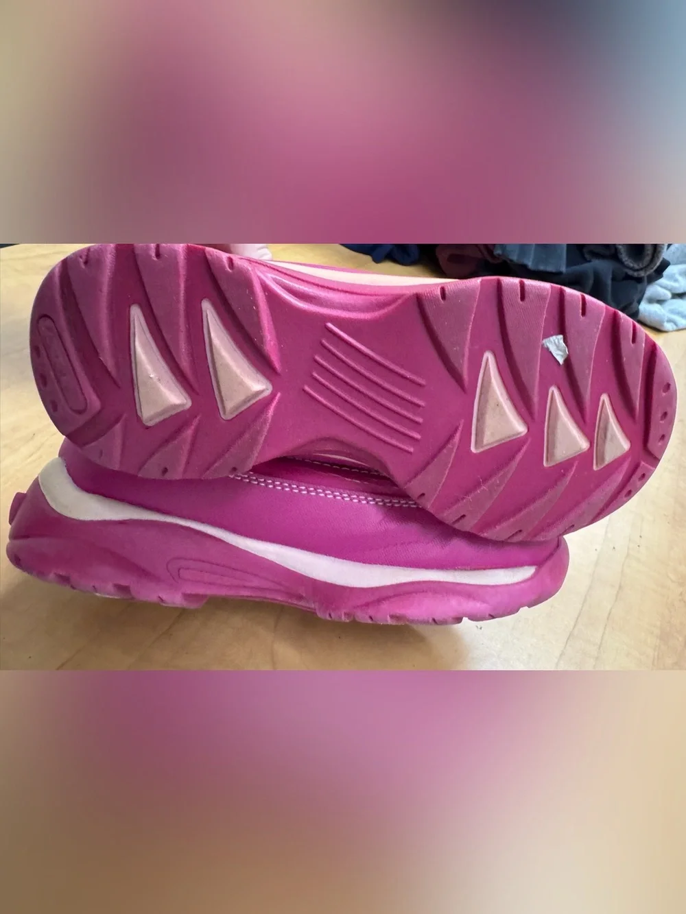 💗 Lands' End Pink Snow Boots Toddler Girls Size 12M 💗